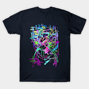 Abstract Color Painting T-Shirt